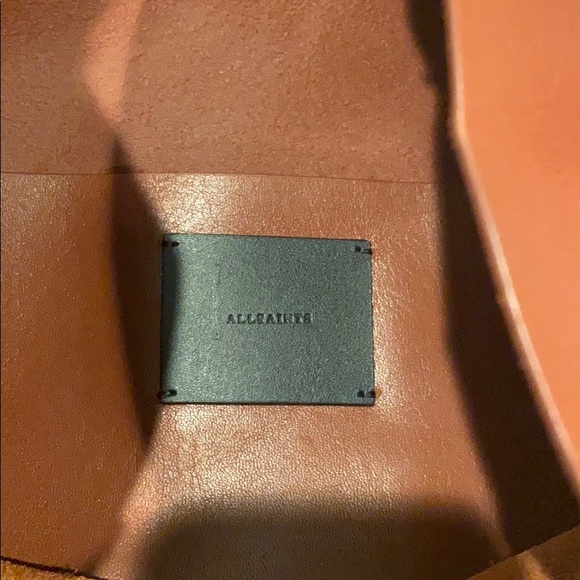 ALL SAINTS Maya Calfskin Shoulder Bag - Picture 3 of 5